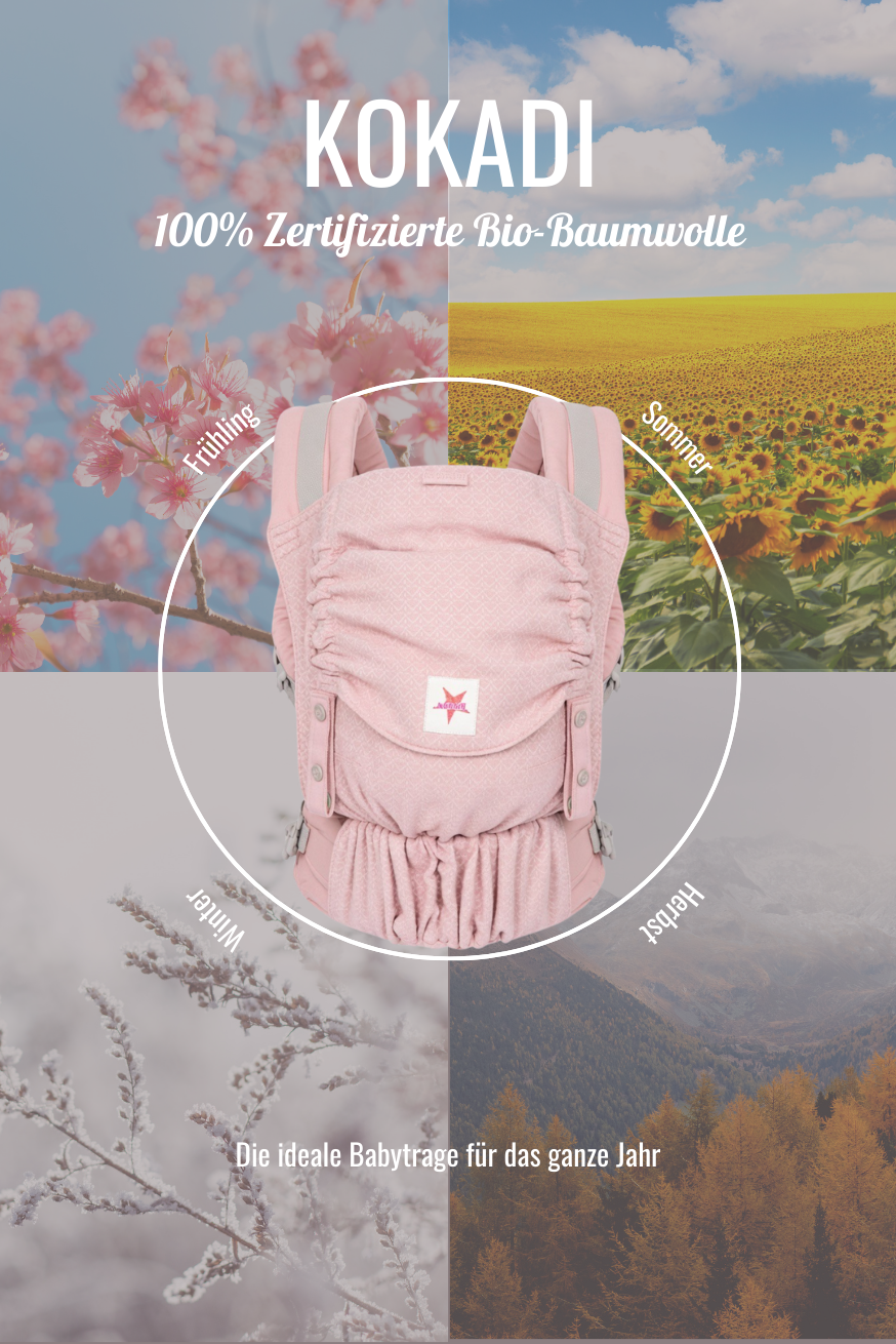 Porte-Bébé Flip X Heart2heart Rosé