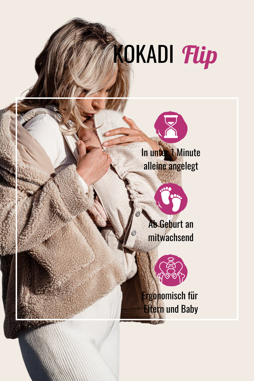 Porte-bébé Flip Heart2Heart Crème