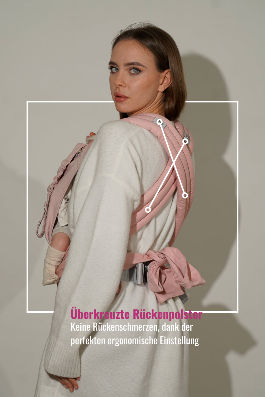 Porte-bébé TaiTai Heart2Heart Rose