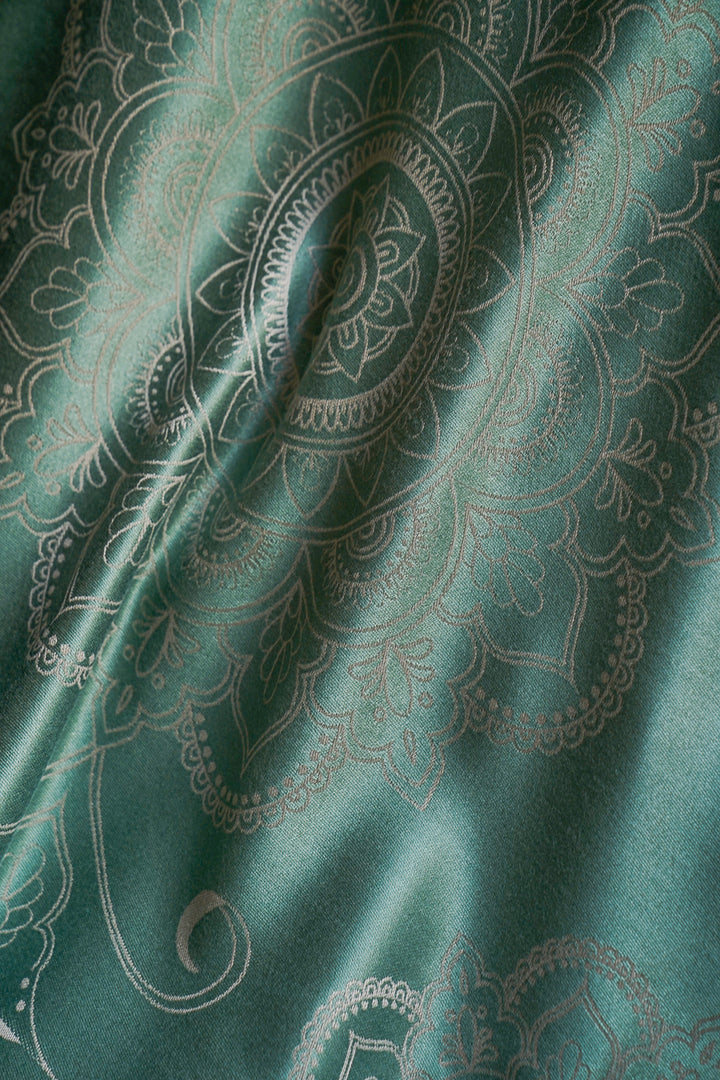 Écharpe de portage Mandala beige olive