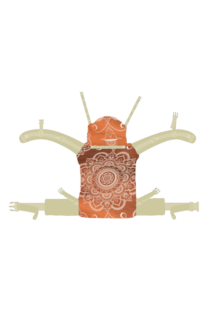 Babytrage Flip Mandala Latte Macchiato x Bamboo reverse - KOKADI