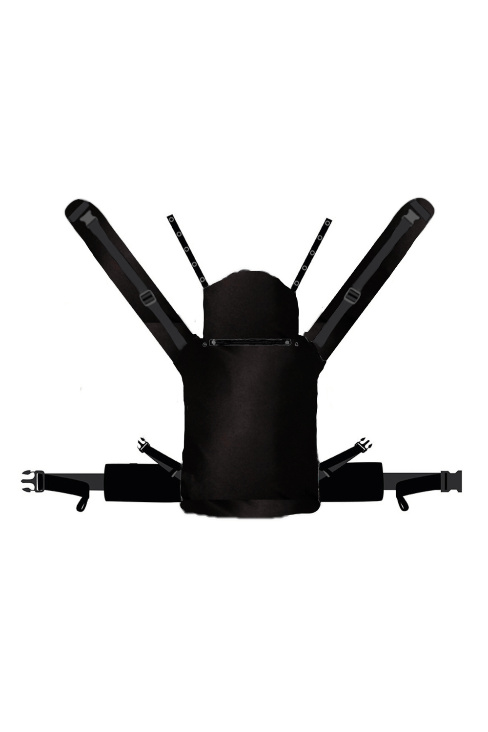 Babytrage Flip X Just Black - KOKADI