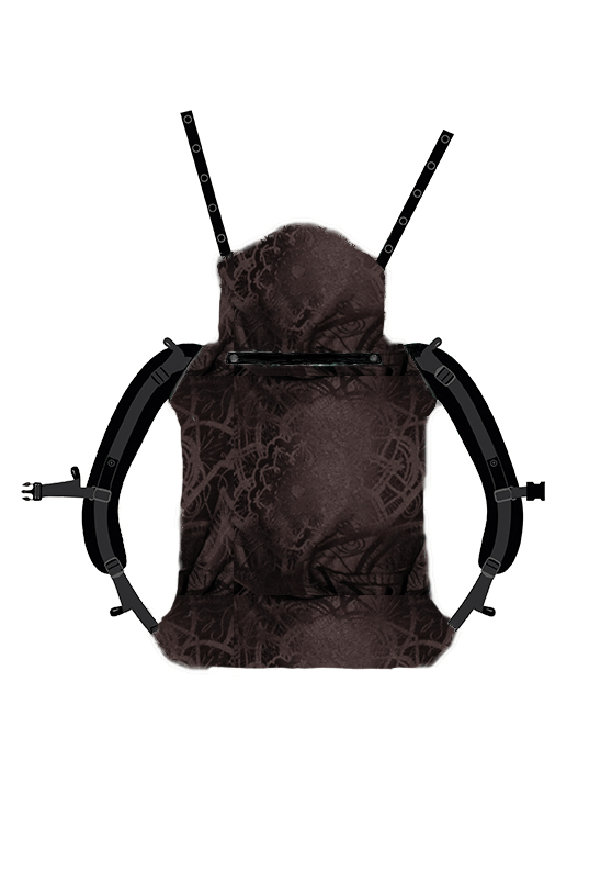 Porte-Bébé Onbu Lilenia Beauté Noire - KOKADI