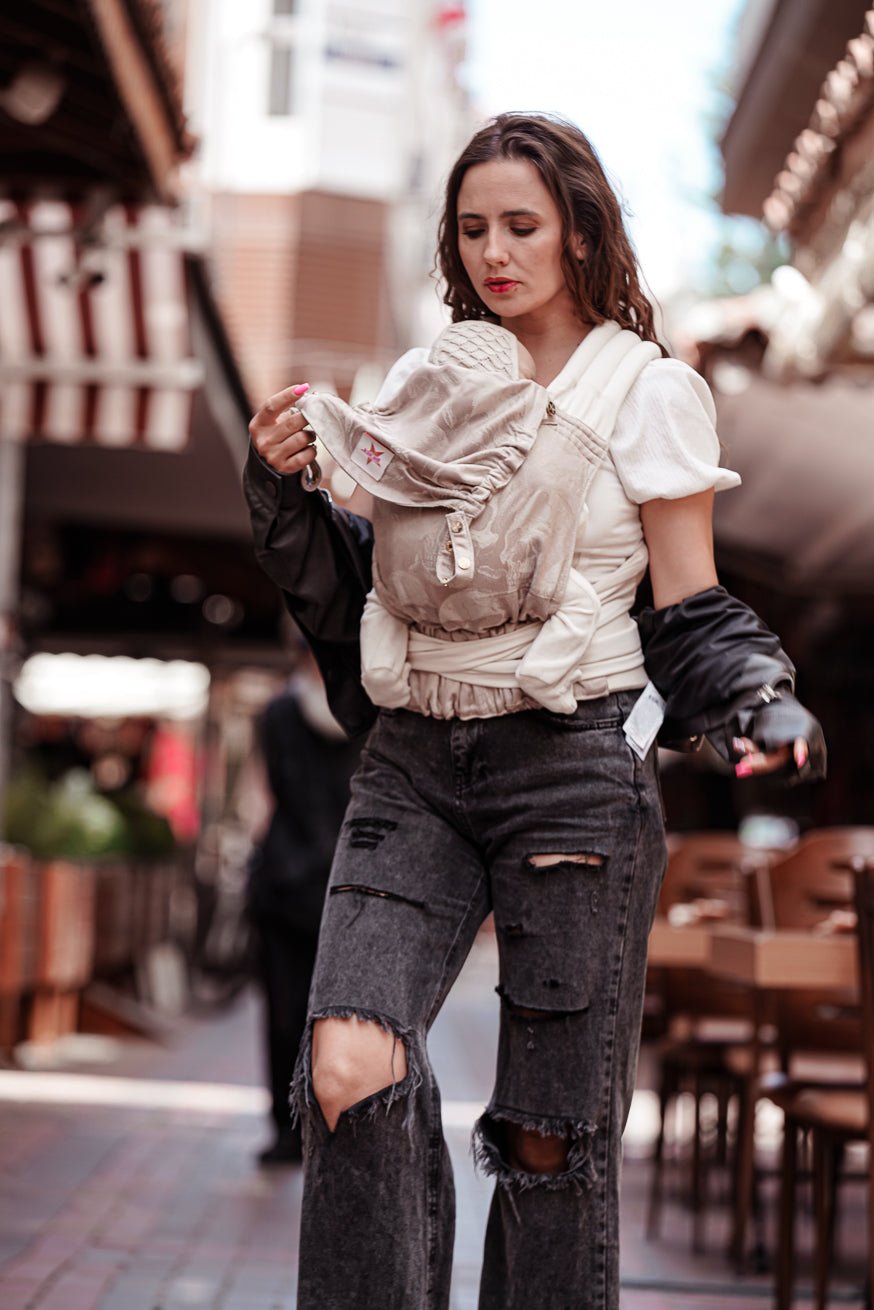 Porte-Bébé TaiTai Crânes soyeux - KOKADI