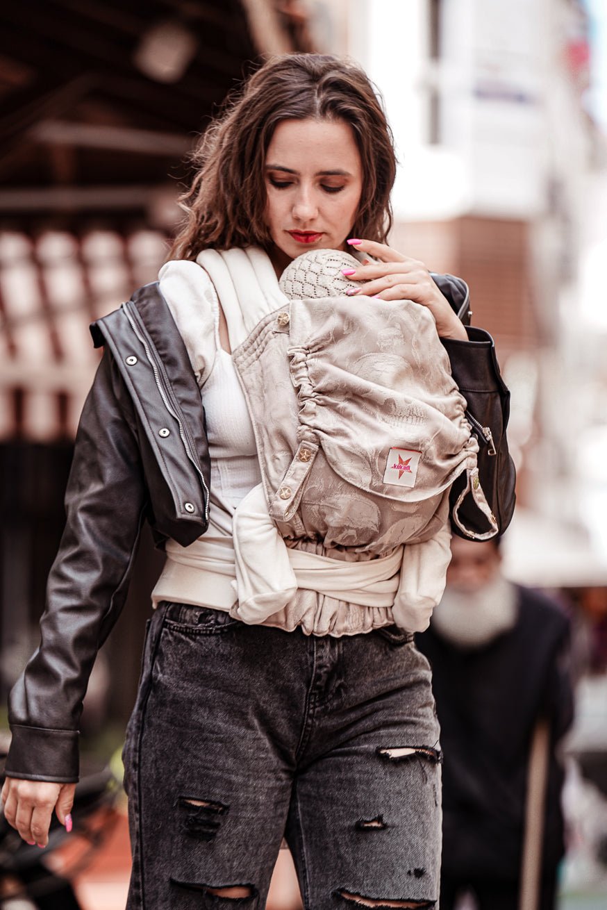 Porte-Bébé TaiTai Crânes soyeux - KOKADI