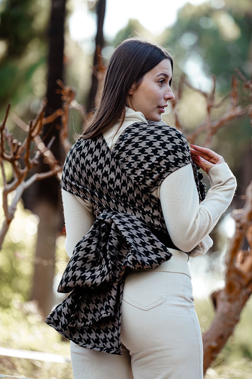 Porte-Bébé WrapStar Maxime pied-de-poule - KOKADI