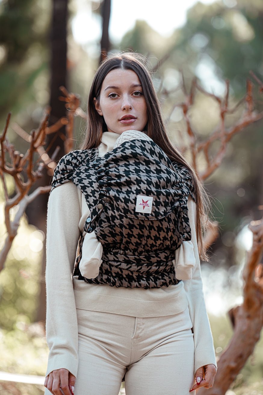 Porte-Bébé WrapStar Maxime pied-de-poule - KOKADI