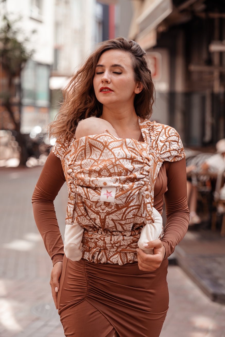 Porte-Bébé WrapStar Lilenia Latte Macchiato - KOKADI