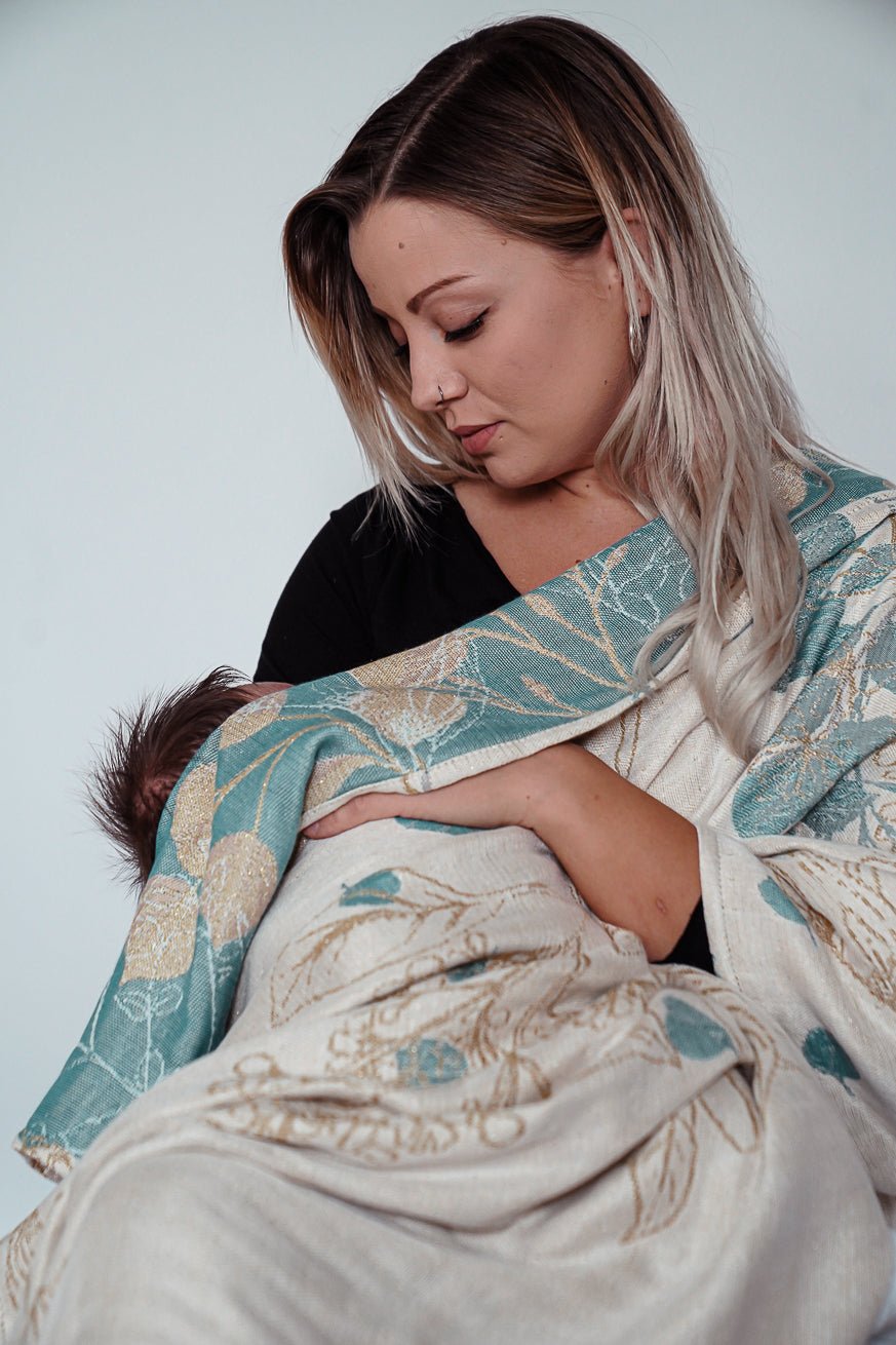 Couverture câline Eucalyptus doré - KOKADI