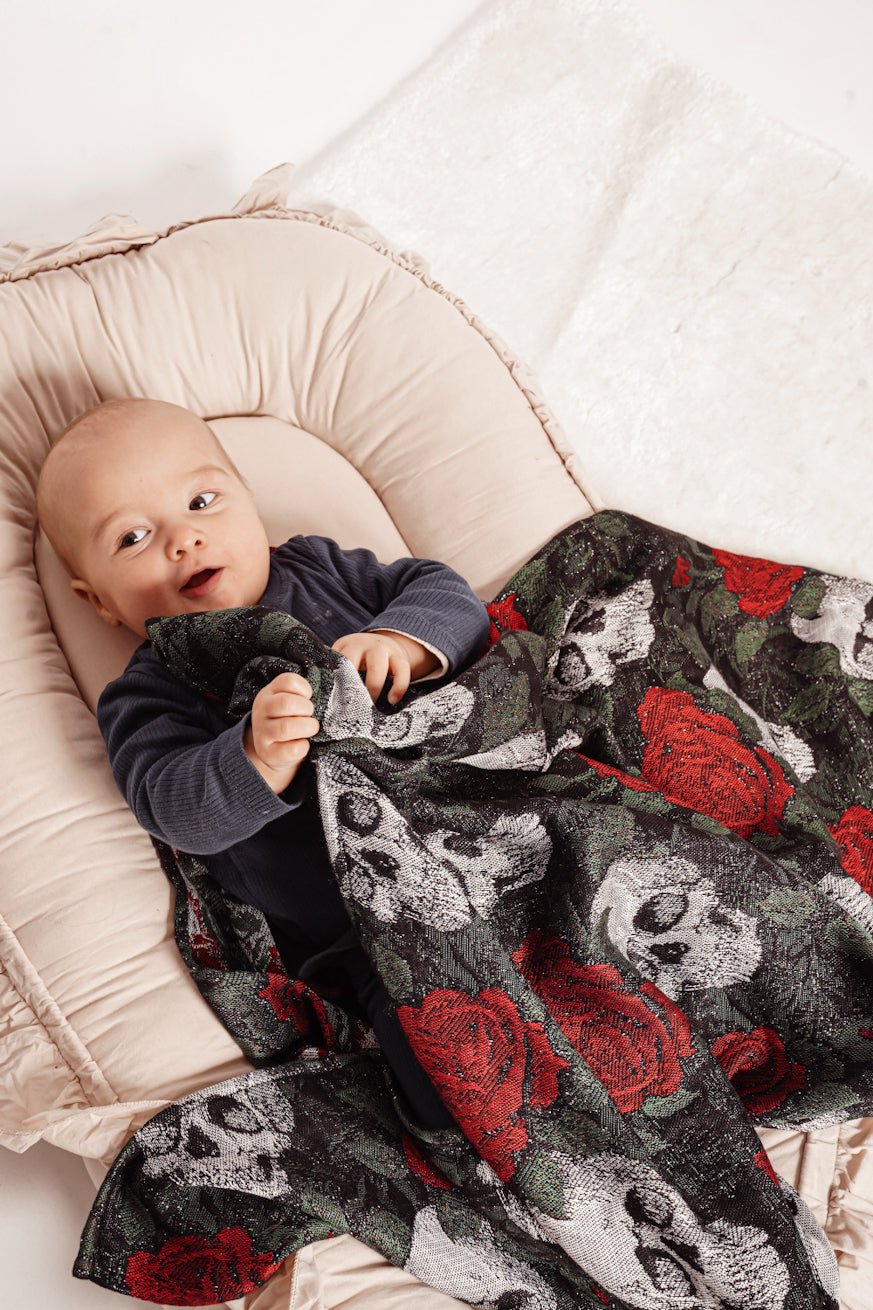 Couverture câline Skulls'n'Roses - KOKADI