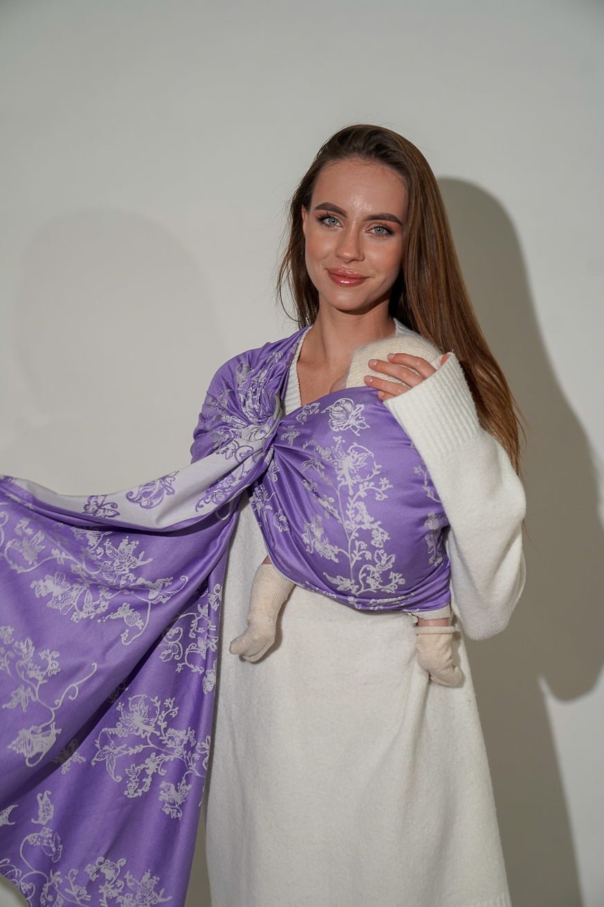 Écharpe de portage anneaux Papillon Sue KOKADI