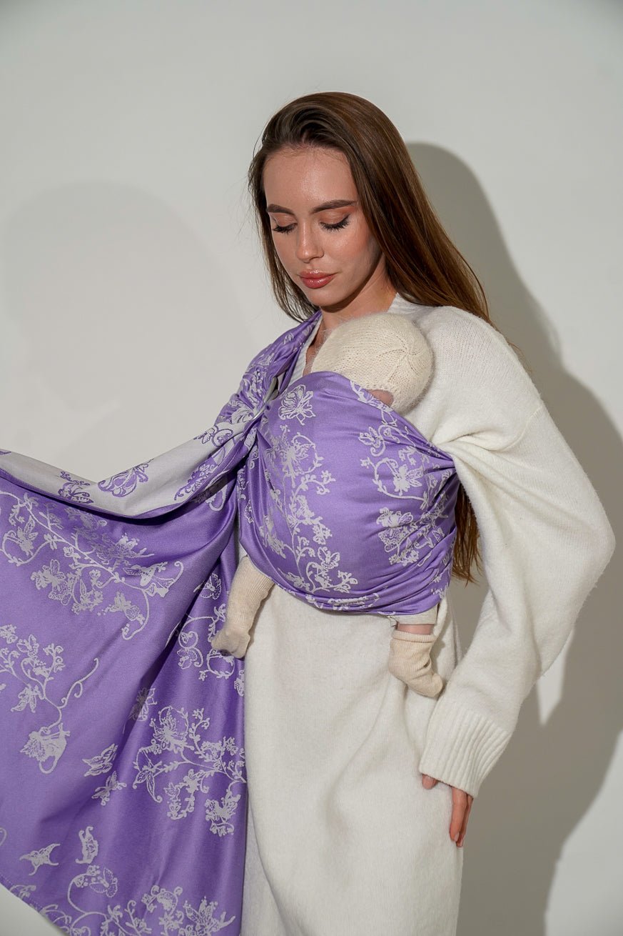 Écharpe de portage anneaux Papillon Sue KOKADI