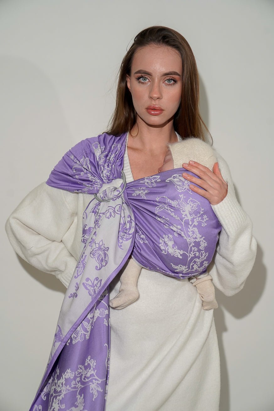 Écharpe de portage anneaux Papillon Sue KOKADI