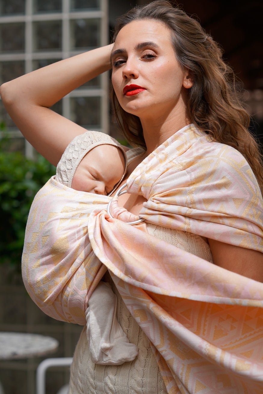 Écharpe de portage anneaux Ethno Cléa - KOKADI