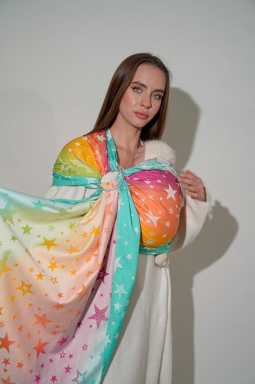 Écharpe de portage anneaux Julia Étoiles KOKADI