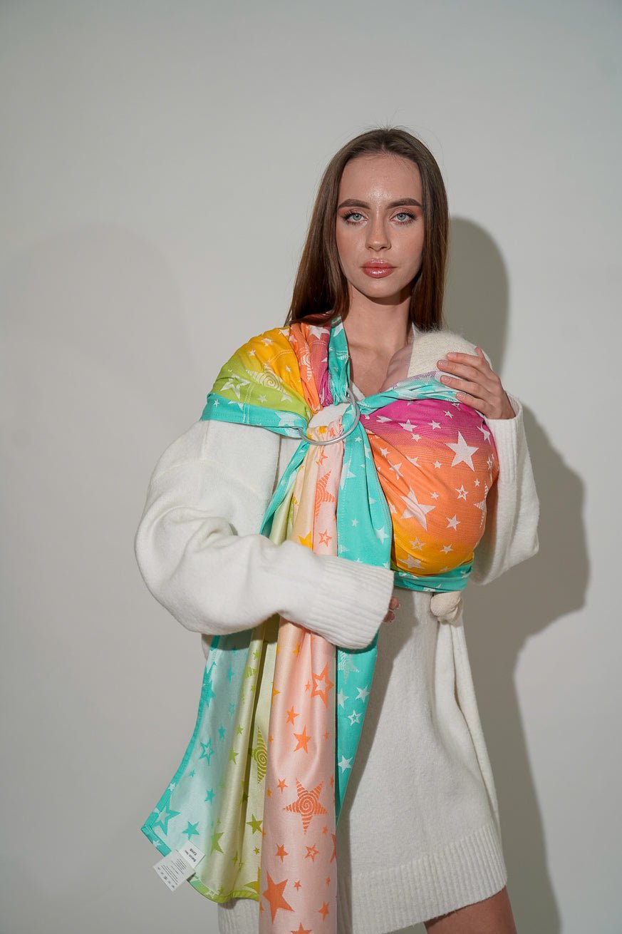 Écharpe de portage anneaux Julia Étoiles KOKADI