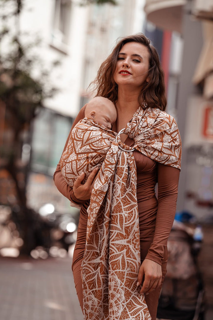RingSling Lilenia Latte Macchiato - KOKADI