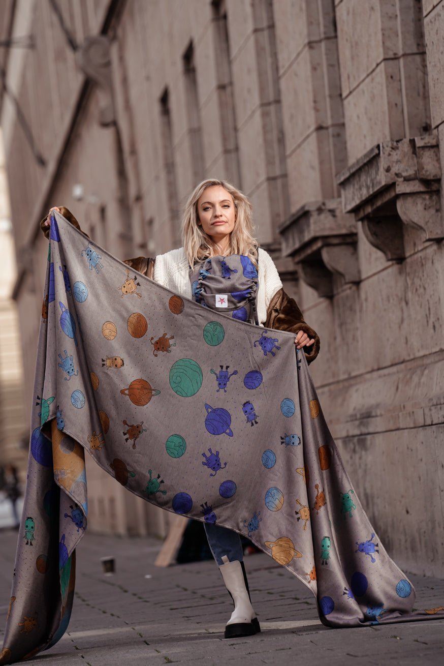 Écharpe de portage anneaux Robot Ben KOKADI