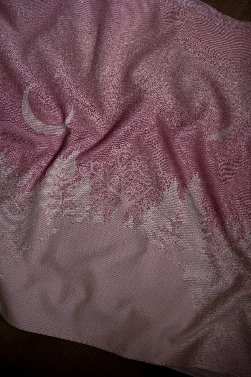 Écharpe de portage anneaux Forêt des loups Elaine - KOKADI