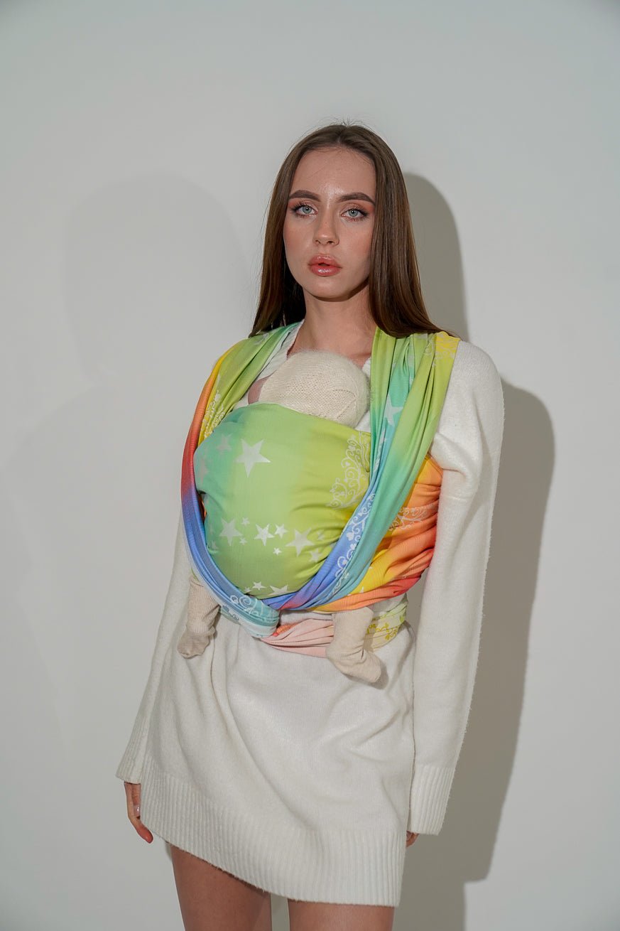 Écharpe de portage Enfants étoiles verticaux - KOKADI