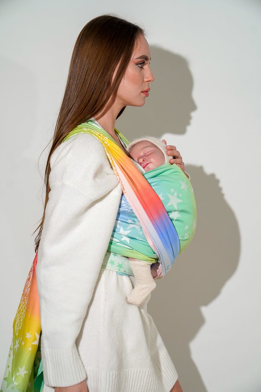 Écharpe de portage Enfants étoiles verticaux - KOKADI