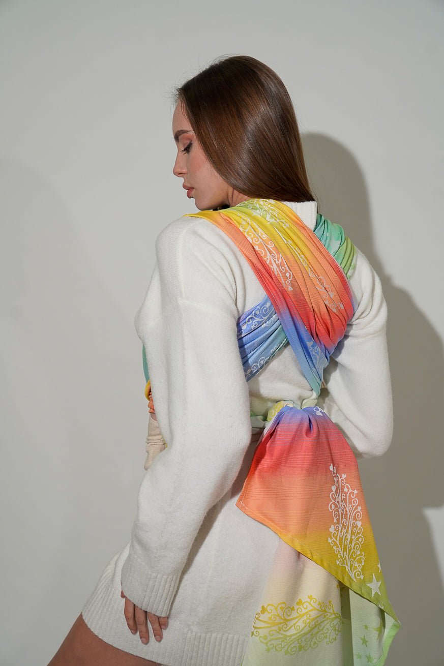 Écharpe de portage Enfants étoiles verticaux - KOKADI