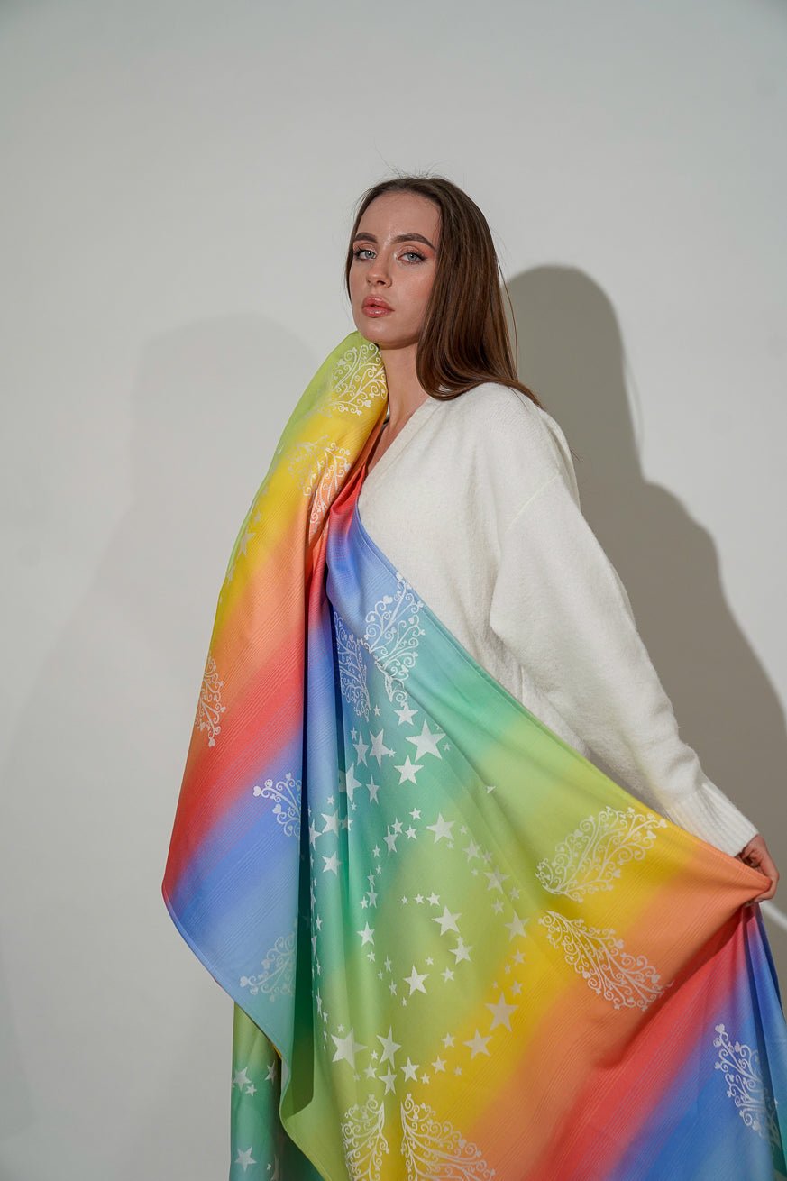 Écharpe de portage Enfants étoiles verticaux - KOKADI