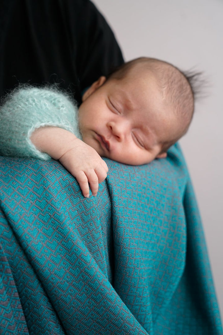 Couverture bébé Heart2Heart lagon - KOKADI