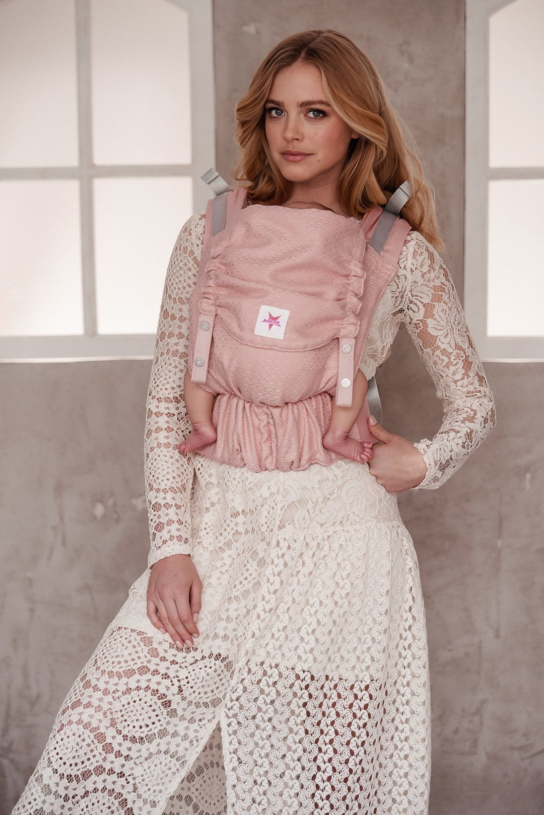 KOKADI Porte-Bébé Flip Rosé Heart2Heart