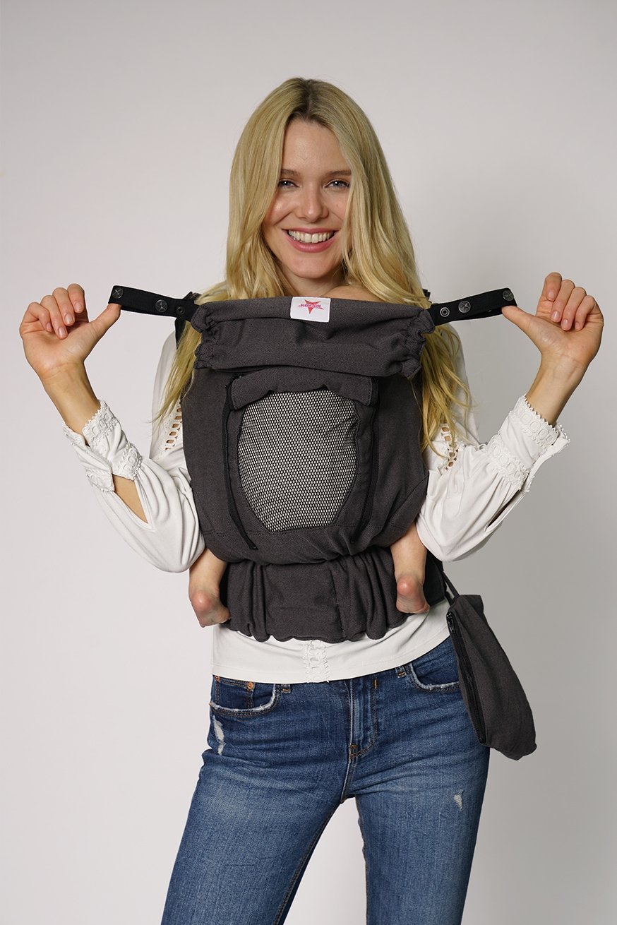 KOKADI Porte-Bébé Flip Performance Air Juste M. Gray