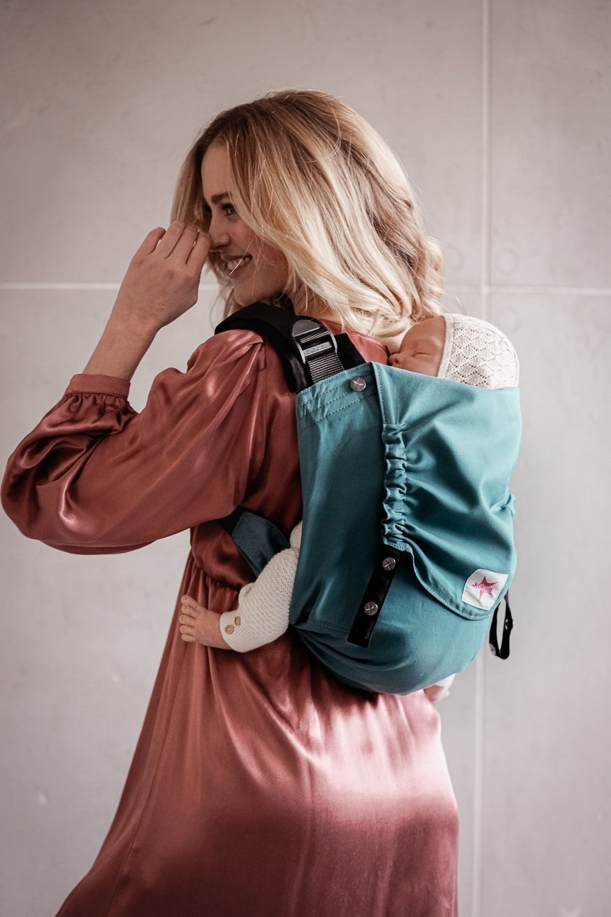 KOKADI Porte-Bébé Onbu Juste lagon