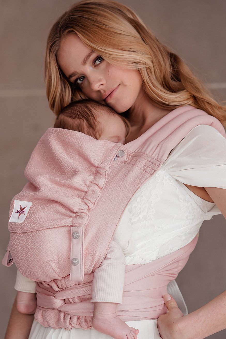 KOKADI Porte-Bébé TaiTai Rosé Heart2Heart