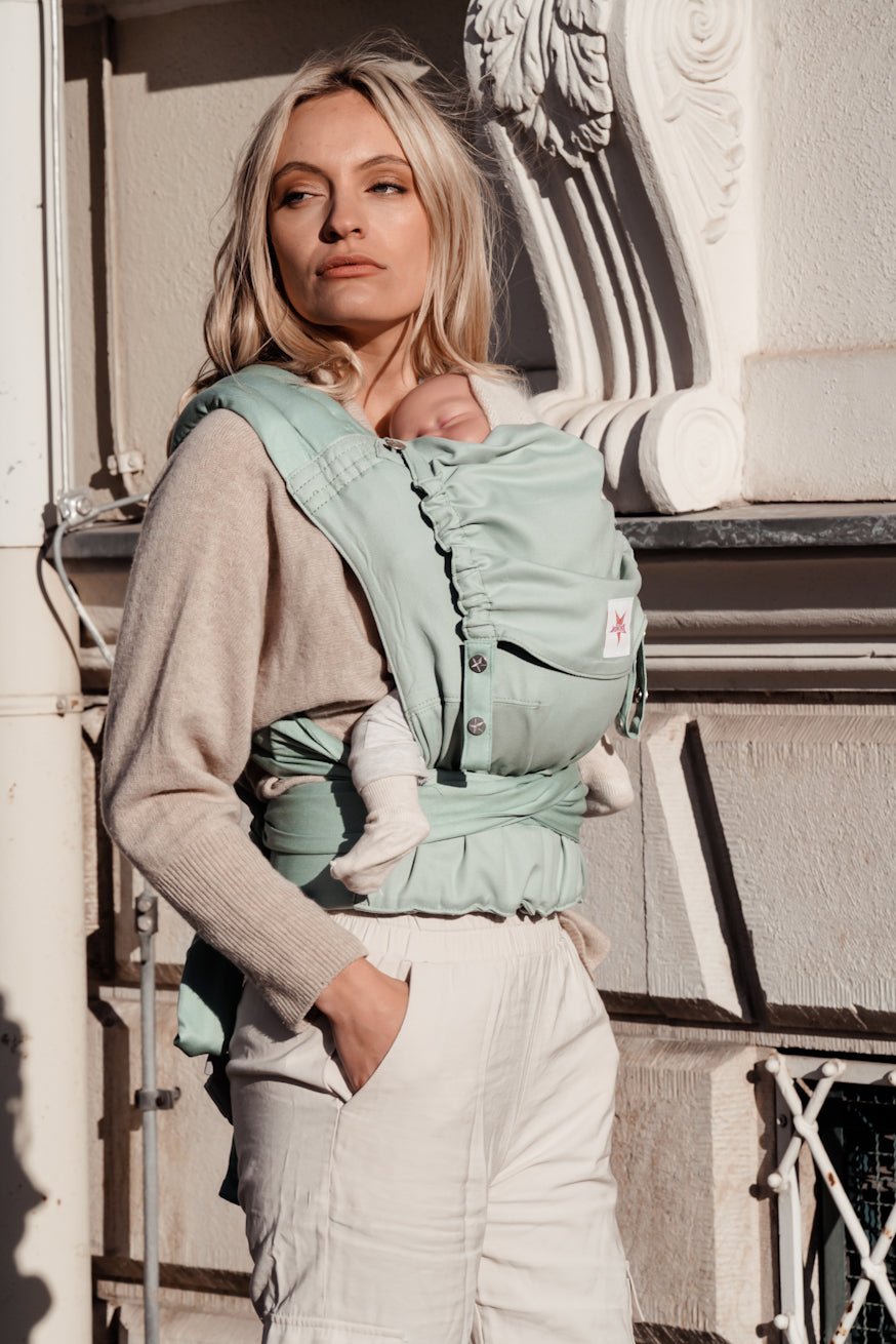 Porte-Bébé TaiTai Juste de la menthe - KOKADI