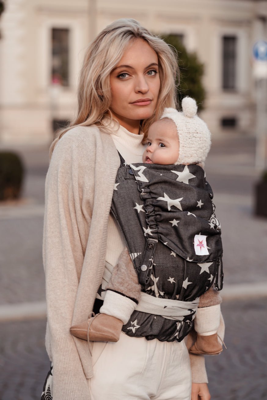 Porte-Bébé WrapStar Étoiles diorite - KOKADI
