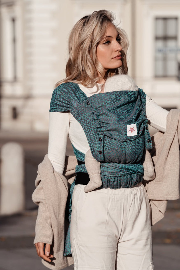 Porte-Bébé WrapStar Lagon Heart2Heart - KOKADI