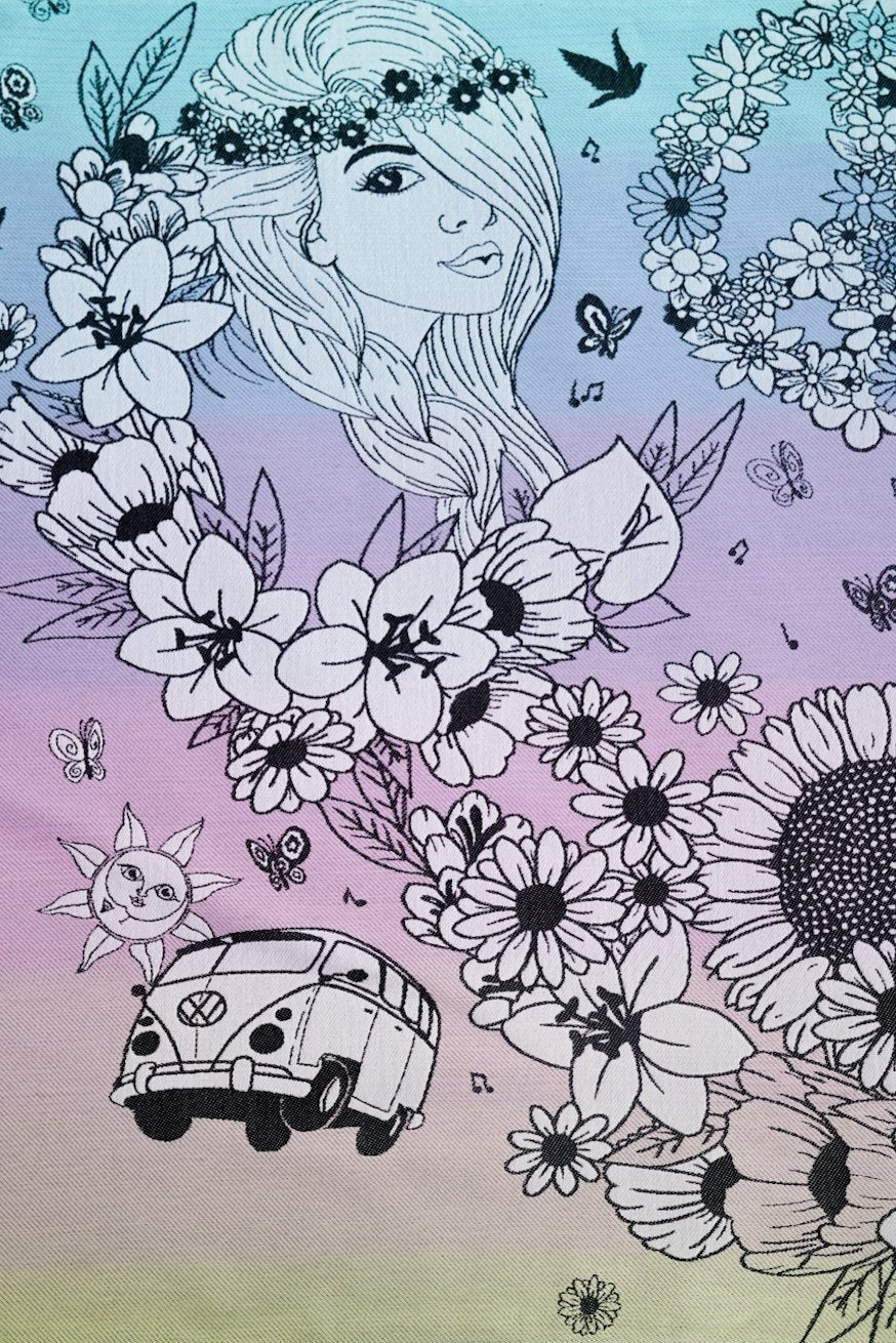 KOKADI Porte-Bébé WrapStar Marie hippie