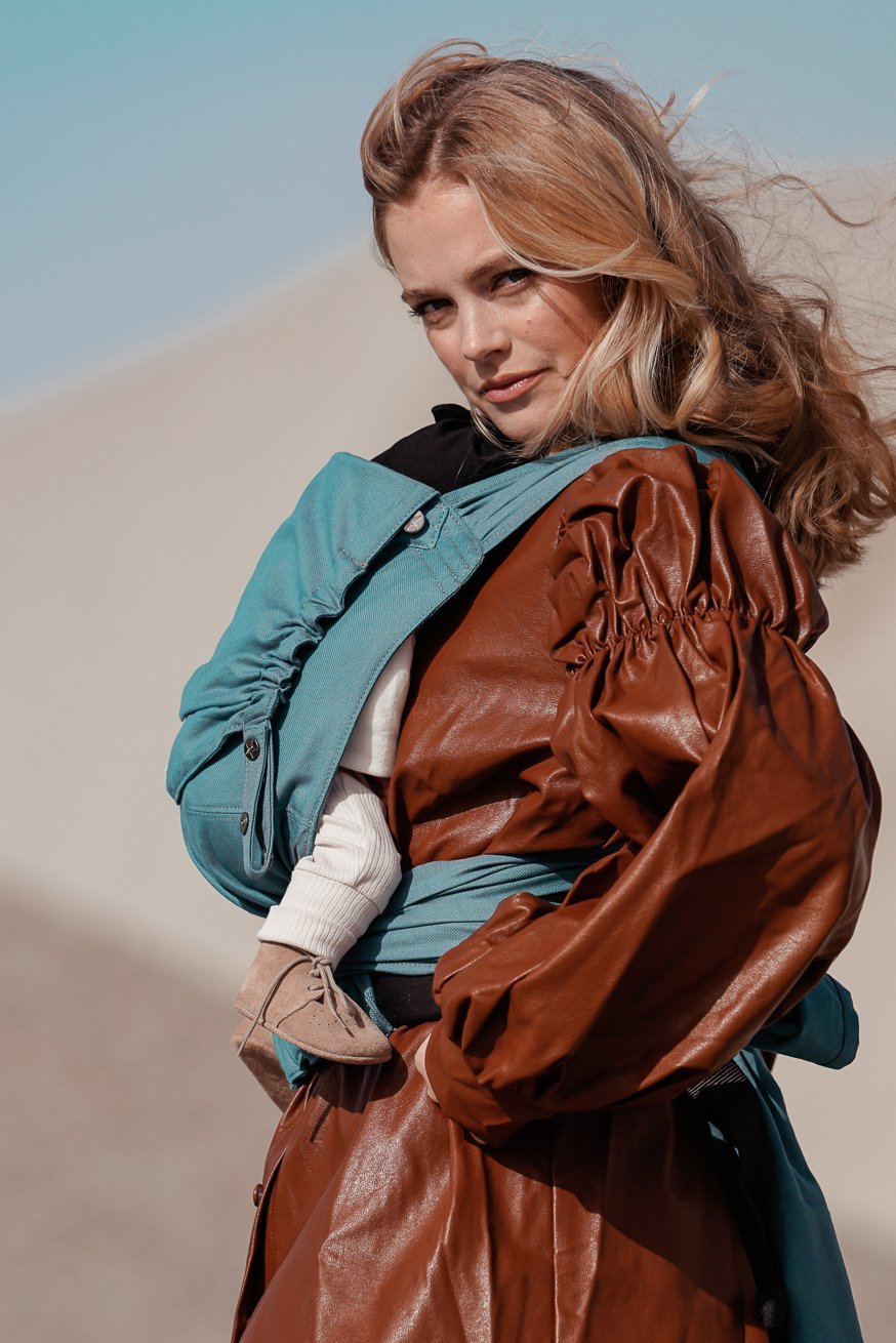 Porte-Bébé WrapStar Juste lagon - KOKADI