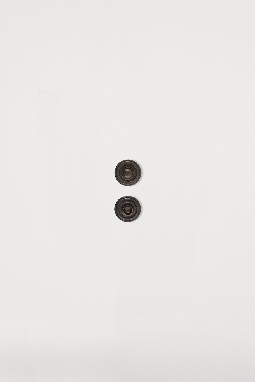 Bouton poussoir mâle anthracite (neuf) - KOKADI