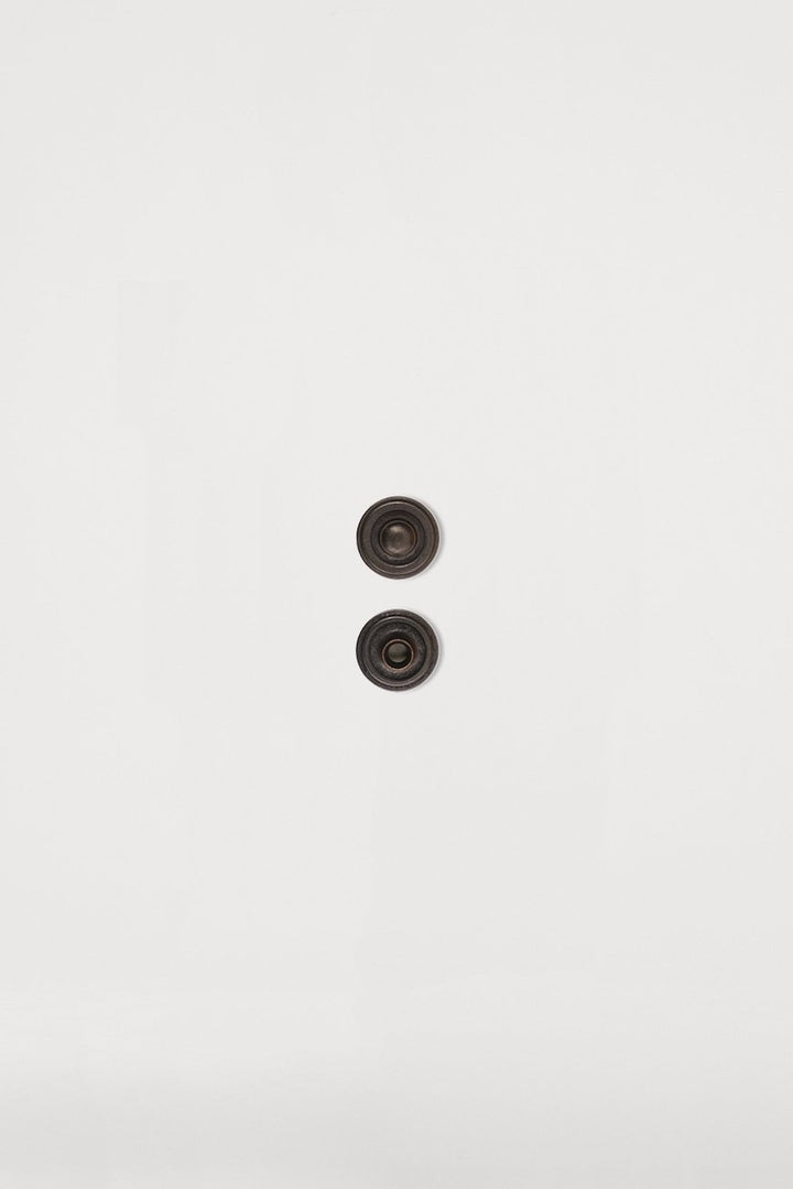 Bouton poussoir mâle anthracite (neuf) - KOKADI