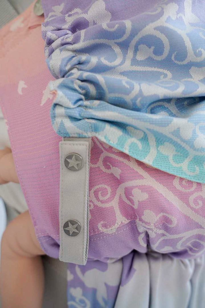 Bouton pression mâle argent - KOKADI