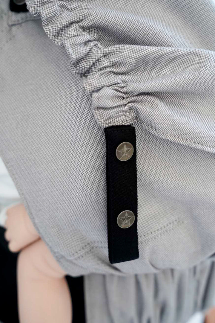 Bouton poussoir femelle anthracite - KOKADI