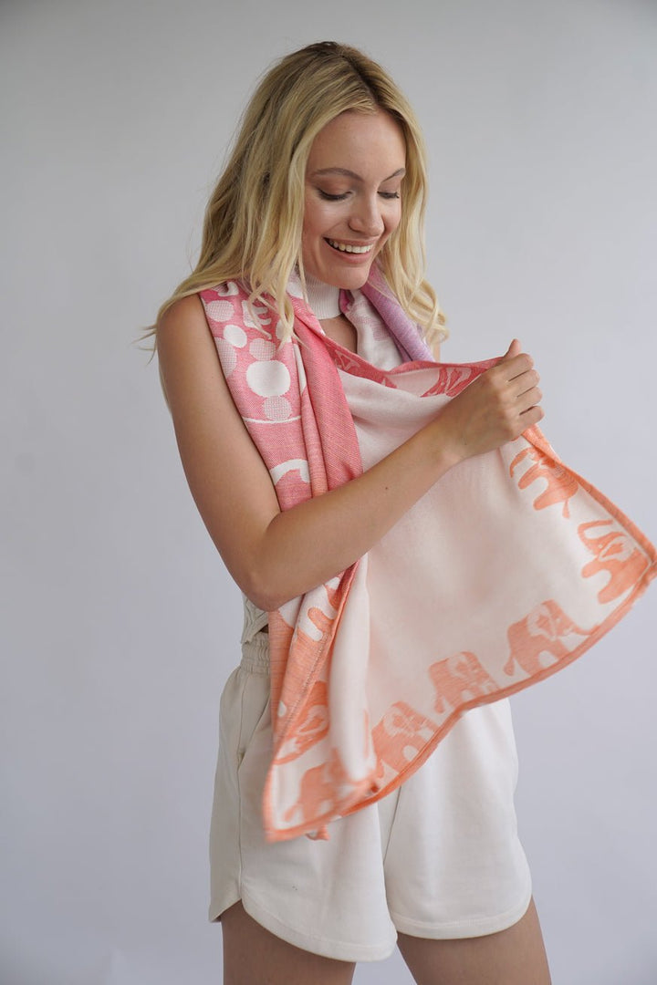 Kuscheltuch Elefantenparade Ella - KOKADI