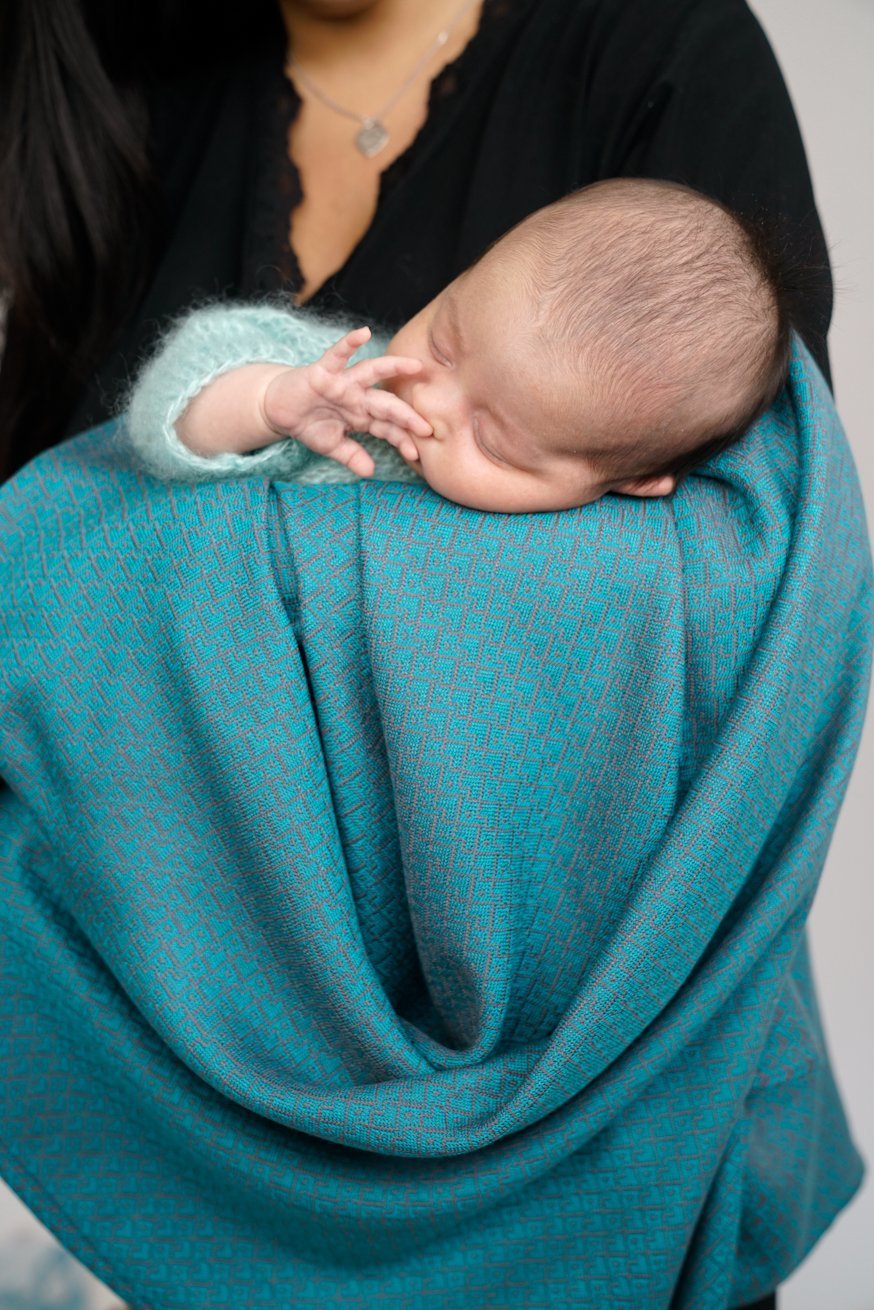 Couverture câline Heart2Heart lagon - KOKADI