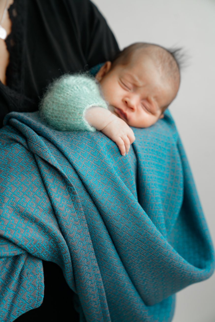 Couverture câline Heart2Heart lagon - KOKADI