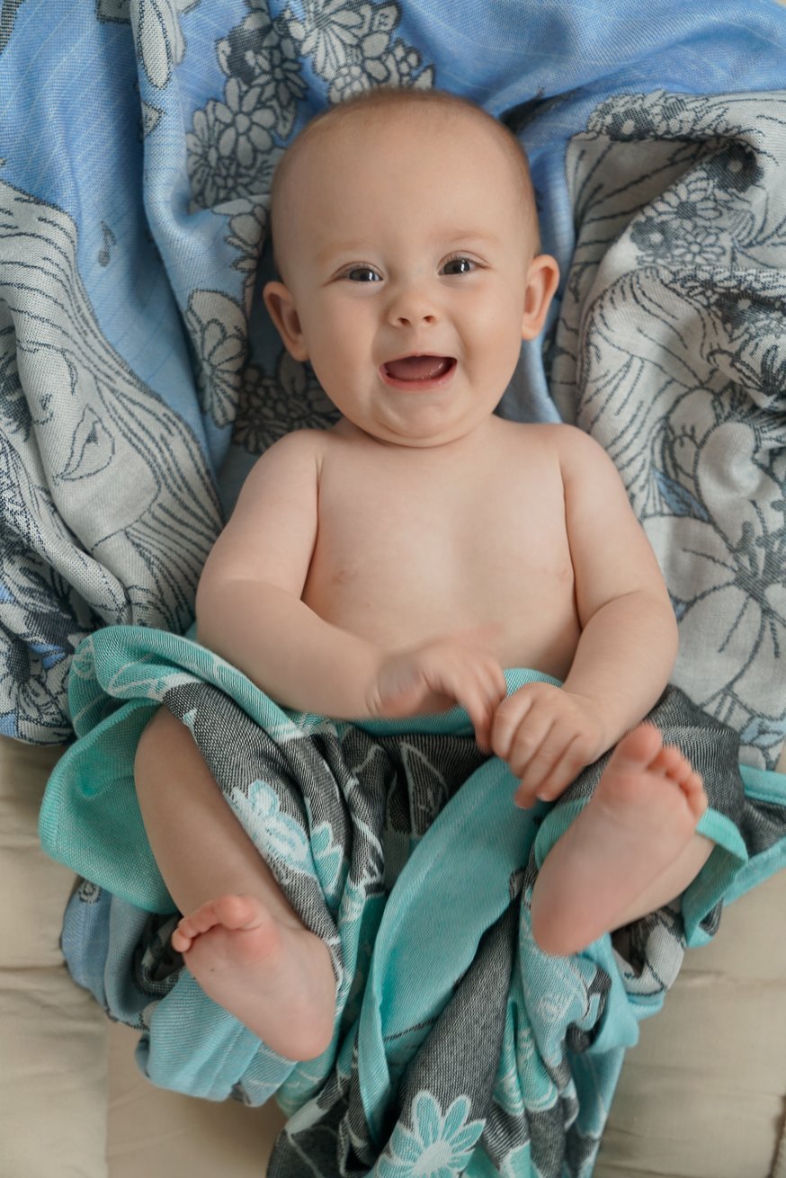 Serviette câline Hippie Max - KOKADI