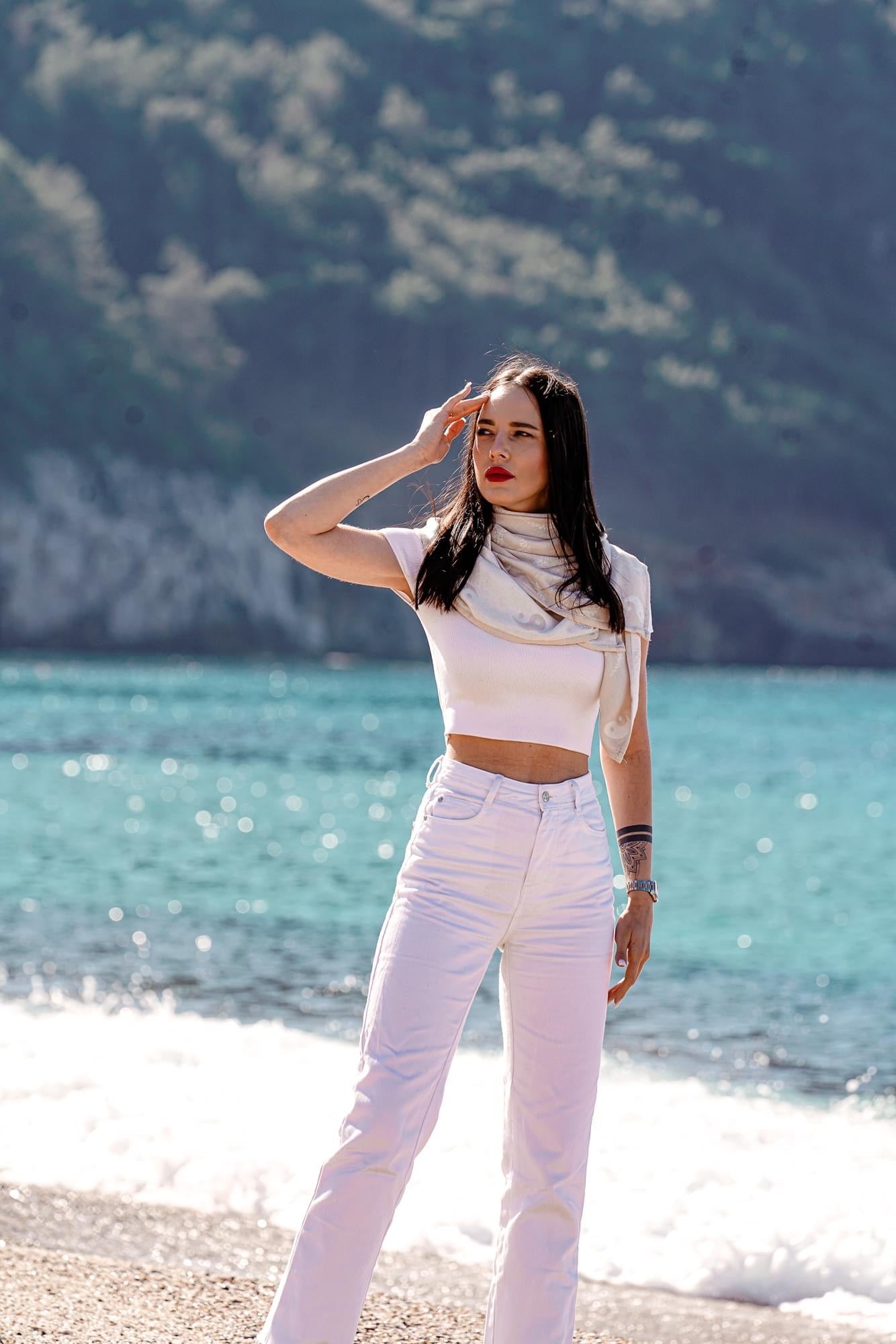 Serviette câline Om Shanti Inner Light - KOKADI