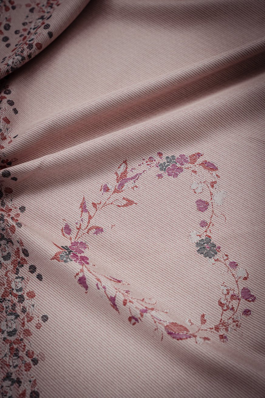 Écharpe de portage anneaux Fleur de Romy - KOKADI
