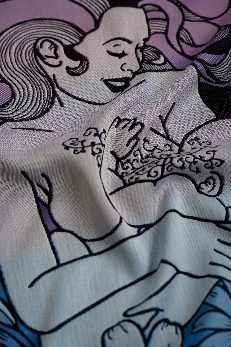 Écharpe de portage anneaux Gaïa Amira - KOKADI