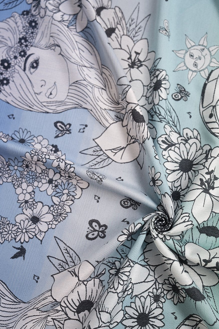 Écharpe de portage anneaux Hippie Max KOKADI