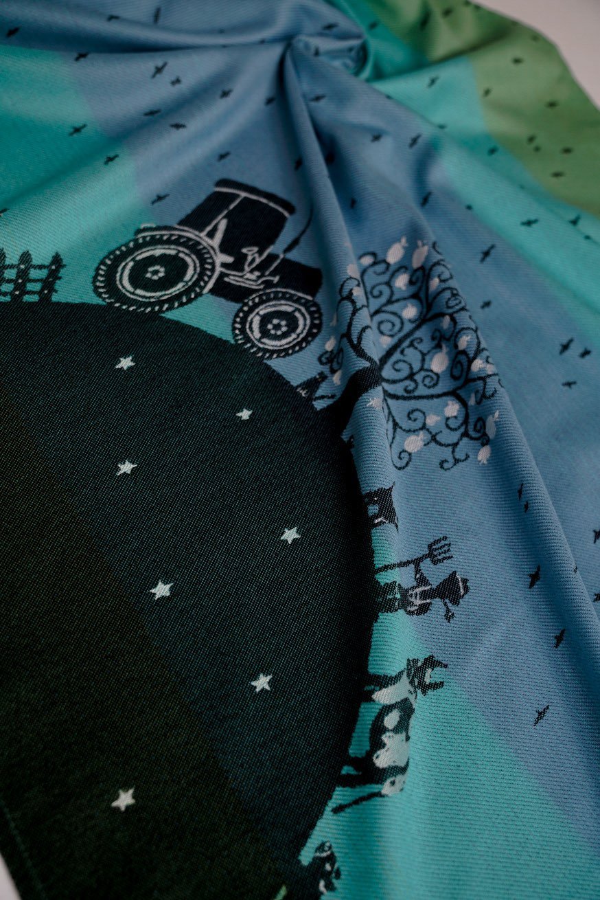 Écharpe de portage anneaux La Ferme de Jacky - KOKADI